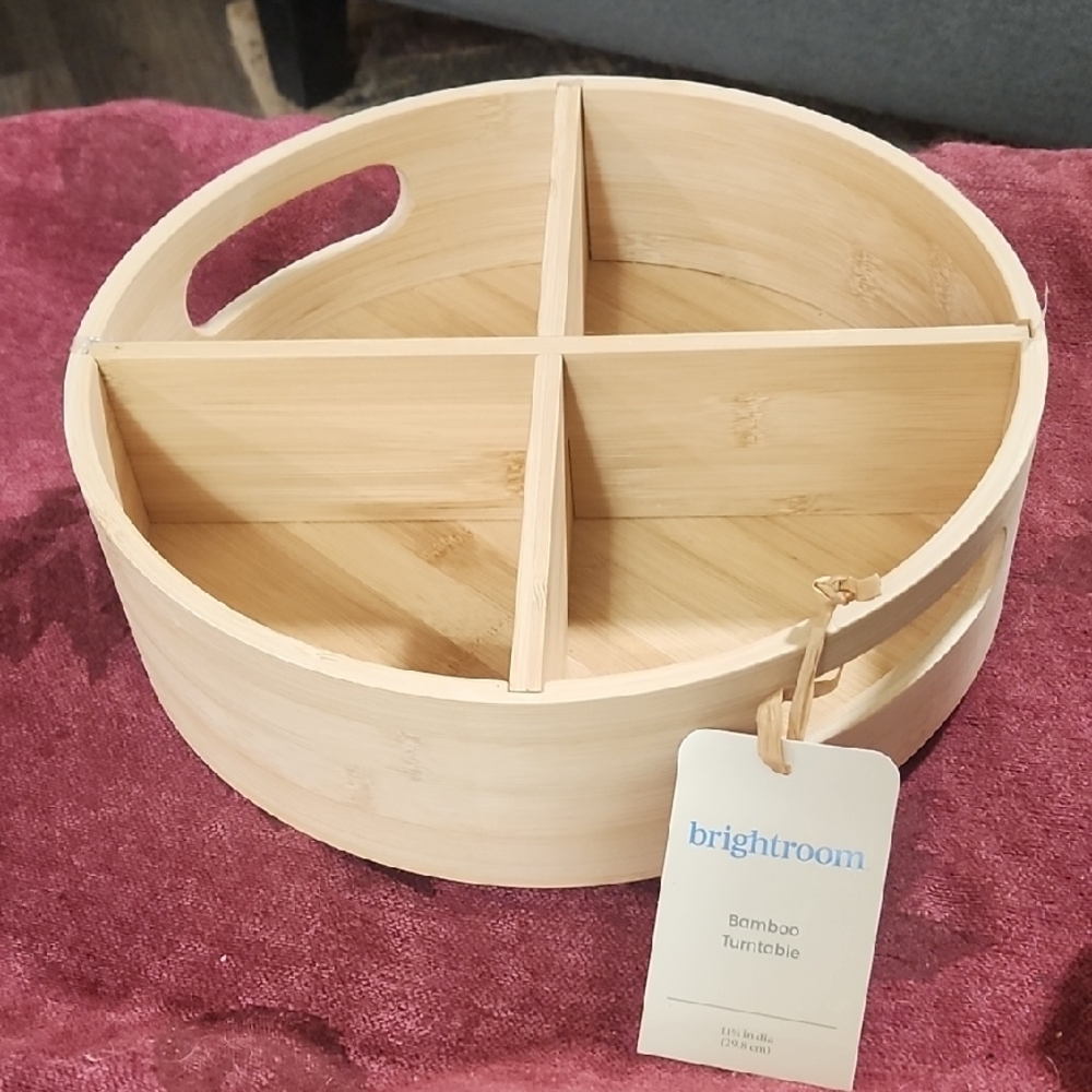 Brightroom Bamboo Turntable - Natural